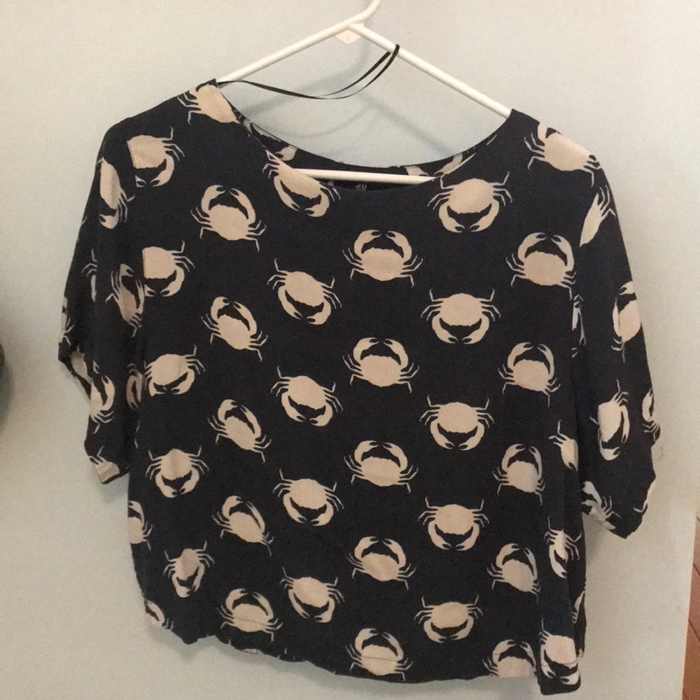 Blue Crab Blouse from H&M